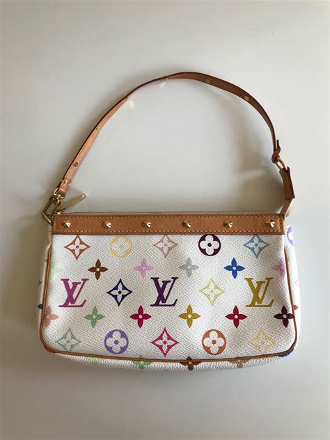 louis vuitton multi pochette ebay|louis vuitton multi colored bag.